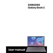 Samsung Galaxy Book S T-Mobile SM-W767PZATTMB Laptop manual cover