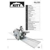 Kity 550 3011802916 Saw manual cover