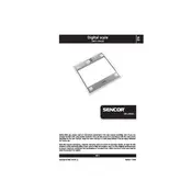 Sencor SBS 2004SL Scale manual cover