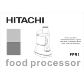 Hitachi FPR1 manual cover