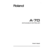 Roland A-70 manual cover