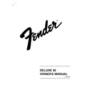 Fender Deluxe 85 22-5100 Amplifier manual cover