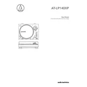 Audio-Technica AT-LP140XP Turntable manual cover