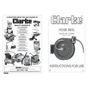 Clarke 3120265 CAR8M Hose Reel manual cover