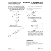 Shure RK100PK Preamplifier manual cover