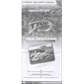 Tyco Mattel RC Sea Speeder B0274 Toy manual cover