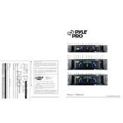 Pyle PT1201X Amplifier manual cover