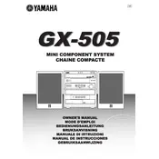 Yamaha GX-505 Mini Component System