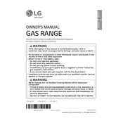 LG LRGL5821S LRGL5821S.FSTELGA Range manual cover