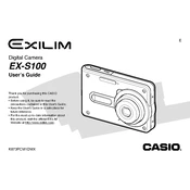 Casio EXS100 Camera manual cover