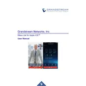 Grandstream Wave Lite iOS Application manual cover