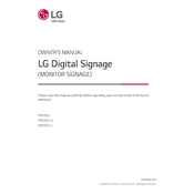 LG 55EW5G-A 55EW5G-A.AUS Signage manual cover