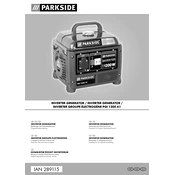 Parkside PGI 1200 A1 39062219915 IAN 289115 Generator manual cover