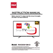 RCA RHOS581SM-D TV manual cover