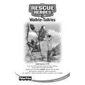 Fisher Price Mattel Rescue Heroes Walkie-Talkies C4778 Toy manual cover