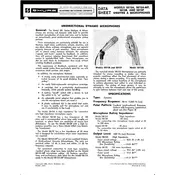 Shure 581SA Microphone manual cover