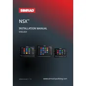 Simrad NSX Monitor manual cover