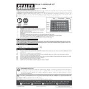 Sealey VS660 Plug manual cover