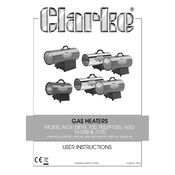 Clarke 6920190 Devil 1600 Gas Heater manual cover