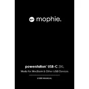 Mophie Powerstation USB-C 3XL Power Bank manual cover