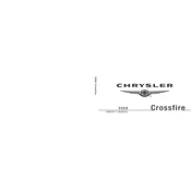 Chrysler Crossfire 2008 Sports Car manual cover