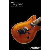 Peavey EVH Wolfgang Guitar manual cover