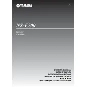 Yamaha NS-F700 Speaker manual cover