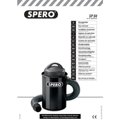 Spero SP 04 3906302922 Dust Collector manual cover