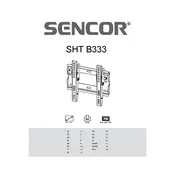 Sencor SHT B333 Mount manual cover