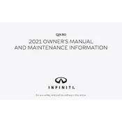 Infiniti QX80 2021 SUV manual cover