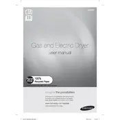 Samsung DV455GVGS Dryer manual cover