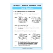 Toyota Prius V 2017 Hatchback manual cover