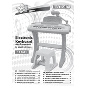 Bontempi 13 3641 Electronic Keyboard manual cover