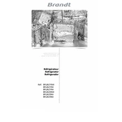 Brandt BFL8620NA Refrigerator manual cover