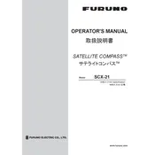 Furuno SCX-21 Compass manual cover