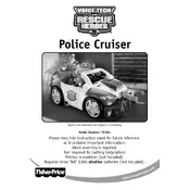 Fisher Price Mattel Rescue Heroes Voice Tech Police Cruiser 78361 Toy manual cover