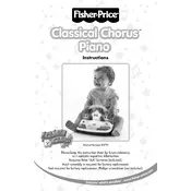 Fisher Price Mattel Classical Chorus Piano B0770 Toy manual cover