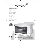 Korona 57158 Oven manual cover