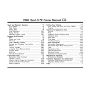 Saab 9-7X 2006 Car manual cover