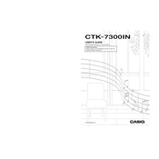 Casio CTK7300IN Keyboard manual cover