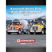 Kenworth T680 2017 Truck manual cover