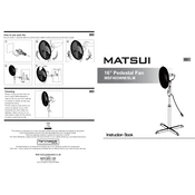 Matsui MSF403SLM manual cover