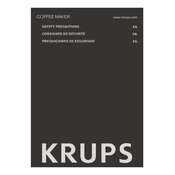 Krups KM468950 Coffee Machine manual cover