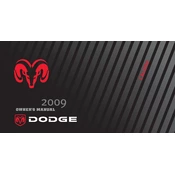 Dodge Caliber 2009 Hatchback manual cover