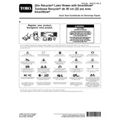 Toro Recycler SmartStow 22-inch 21465 Mower