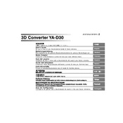 Casio YA-D30 Converter manual cover