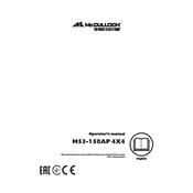 McCulloch M53-150AP 4x4 manual cover