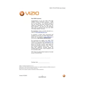 Vizio VP50 HDTV20A TV manual cover