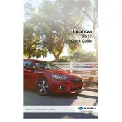 Subaru Impreza 2.0i 5-Door 2017 manual cover