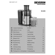 Severin ES 3570 Juicer manual cover